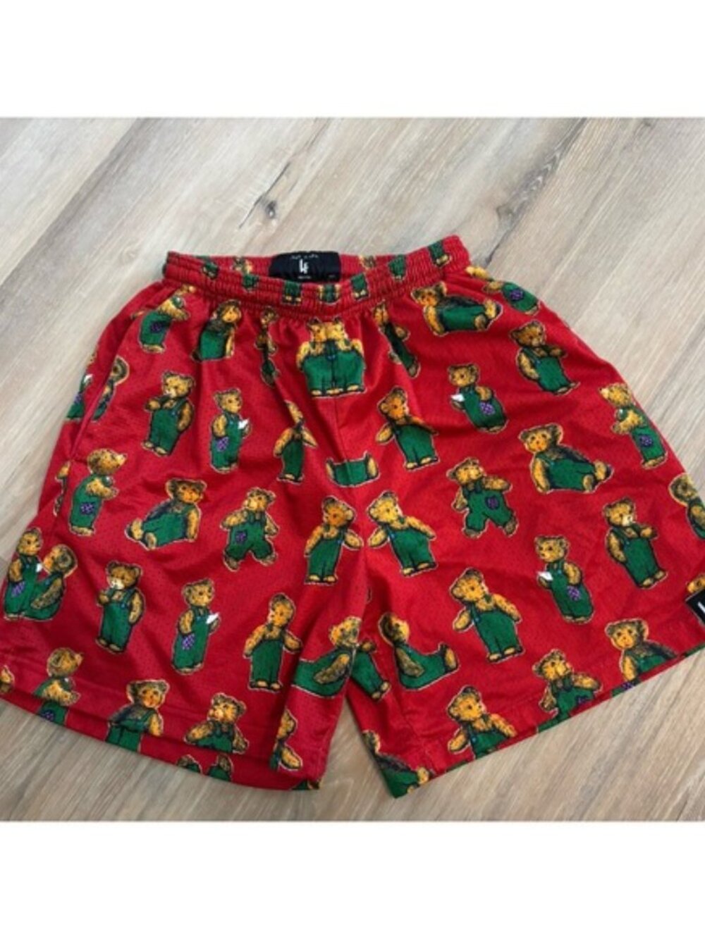 Lost Files Clothing Corduroy Red‎ Mesh Shorts MENS NEW M